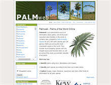 Tablet Screenshot of palmweb.org